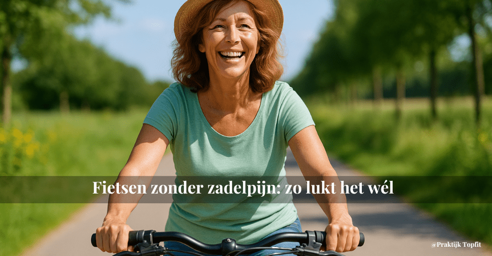 Fietsen zonder zadelpijn: zo lukt het wél